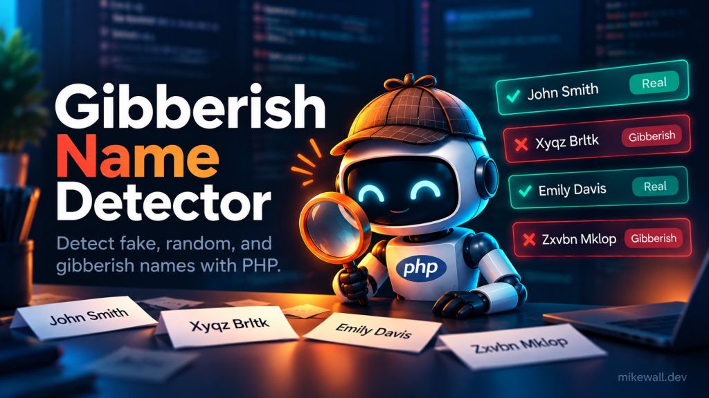 Gibberish Name Detector